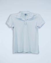 Load image into Gallery viewer, Women&#39;s White Polyester Polo
