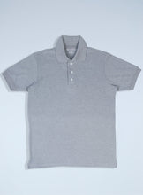 Load image into Gallery viewer, Mens gray pique polo -2