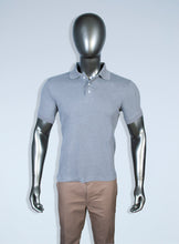 Load image into Gallery viewer, Mens gray pique polo
