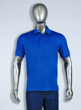 Load image into Gallery viewer, Men&#39;s Royal Blue Polyester Polo
