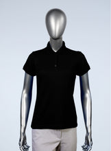 Load image into Gallery viewer, WoMens orange polyester polo