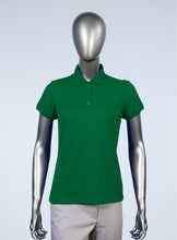 Load image into Gallery viewer, Women's Kelly Green Pique Polo