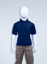 Load image into Gallery viewer, Children&#39;s Navy Blue Polyester Polo

