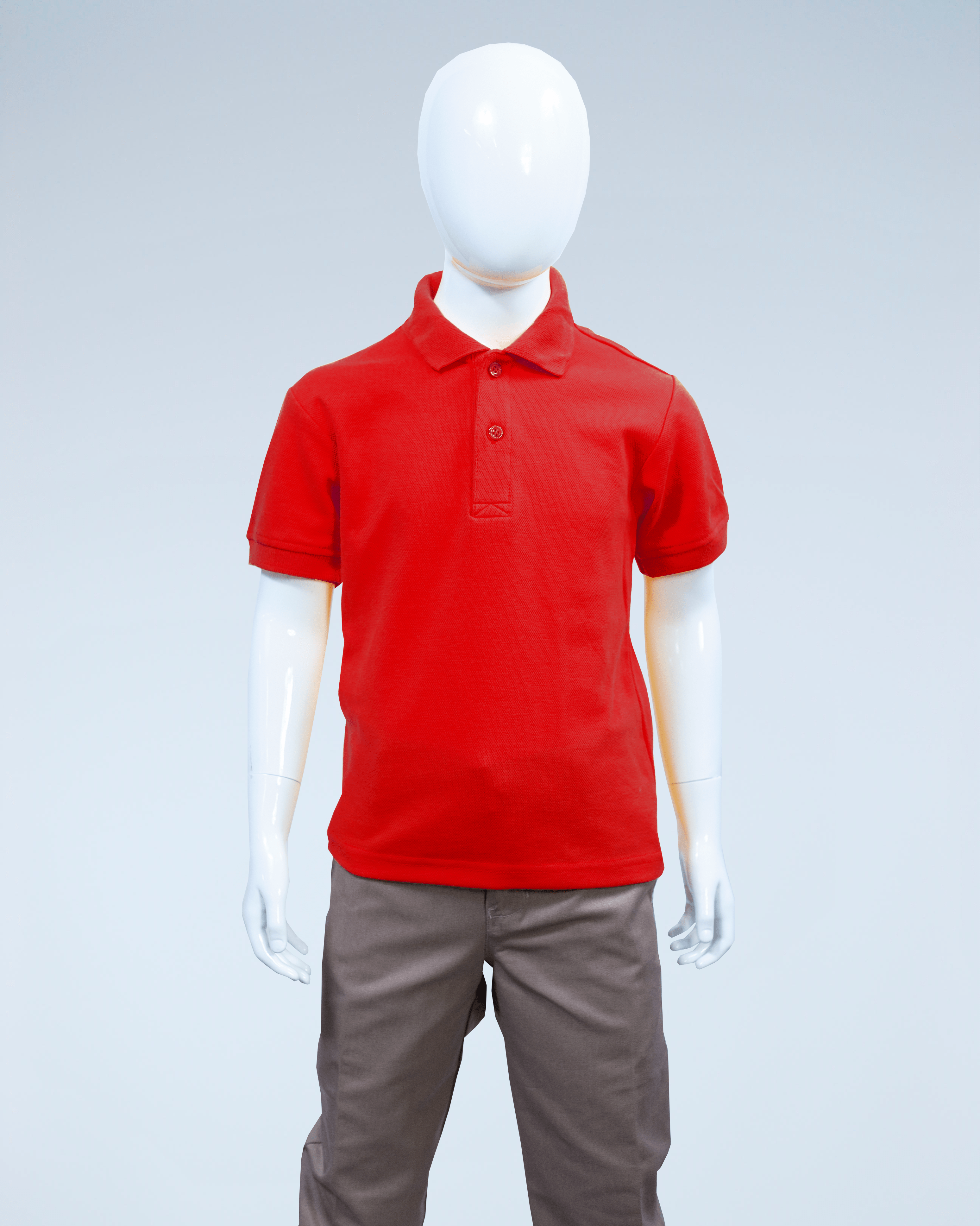 Red polo shirt hot sale kids