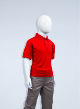 Load image into Gallery viewer, Children&#39;s red polyester polo
