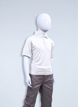 Load image into Gallery viewer, Children&#39;s white polyester polo
