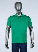 Load image into Gallery viewer, Men&#39;s green polyester polo
