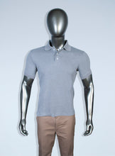 Load image into Gallery viewer, Mens gray pique polo 
