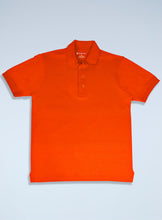 Load image into Gallery viewer, Men&#39;s  orange pique polo
