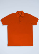 Load image into Gallery viewer, Men&#39;s orange polyester polo
