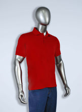 Load image into Gallery viewer, Mens red polyester polo 
