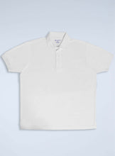 Load image into Gallery viewer, Men&#39;s White Polyester Polo
